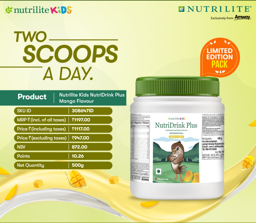 What are the features, benefits and usage of Nutrilite kids NutriDrink ...